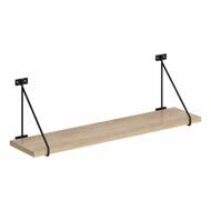 COFFEE_Полка с полкодержателями SH4-BAR Дуб Сонома светлый 660х166х209 COFFEE