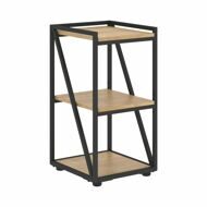 LOFTIS_Стеллаж LMLC 40 Дуб Бофорд/Черный 400х430х781 LOFTIS