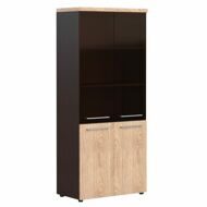 ALTO_Шкаф комбинированный с топом AHC 85.7 Дуб Девон/Венге Магия 850х456х1968 ALTO