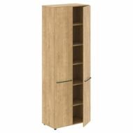 LOFTIS_Шкаф с глухими дверьми LHC 80.1 Дуб Бофорд 800х430х2253 LOFTIS