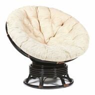 Кресло-качалка "PAPASAN" w 23/01 B/без подушки/Antique brown (античный черно-коричневый)_