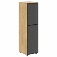 LOFTIS_Шкаф колонка со стеклянной дверью LMC 40.2(R) Дуб Бофорд 400х430х1517 LOFTIS