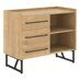 LOFTIS_Тумба сервисная LSC-3D Дуб Бофорд/Черный 904х445х750 LOFTIS